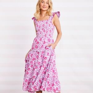 Vineyard Vines Kentucky Derby Smoked Rose Dress